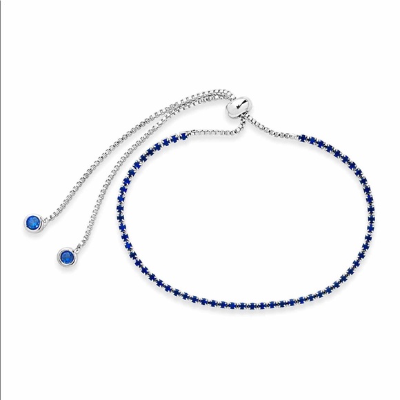 sterling forever Jewelry - Bracelet. Nwt. Silver and sapphire
